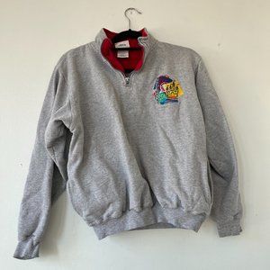 Grey Disney quarter zip